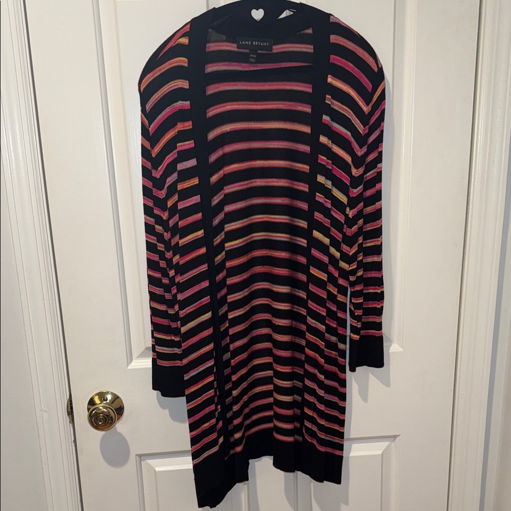 Lane Bryant Lightweight Striped Cardigan 18/20